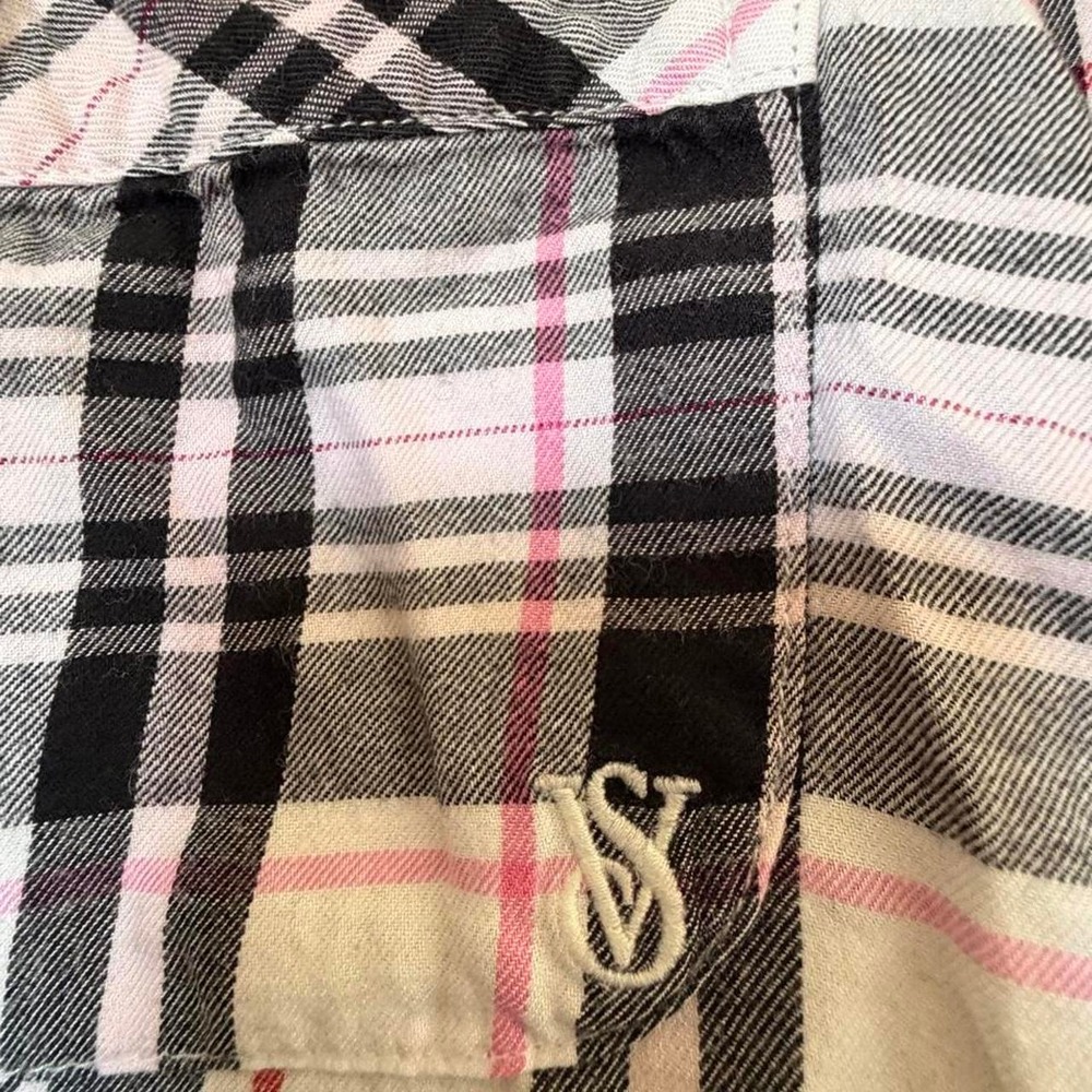 Victoria's Secret plaid pajama set in a S - Picture 3 of 5
